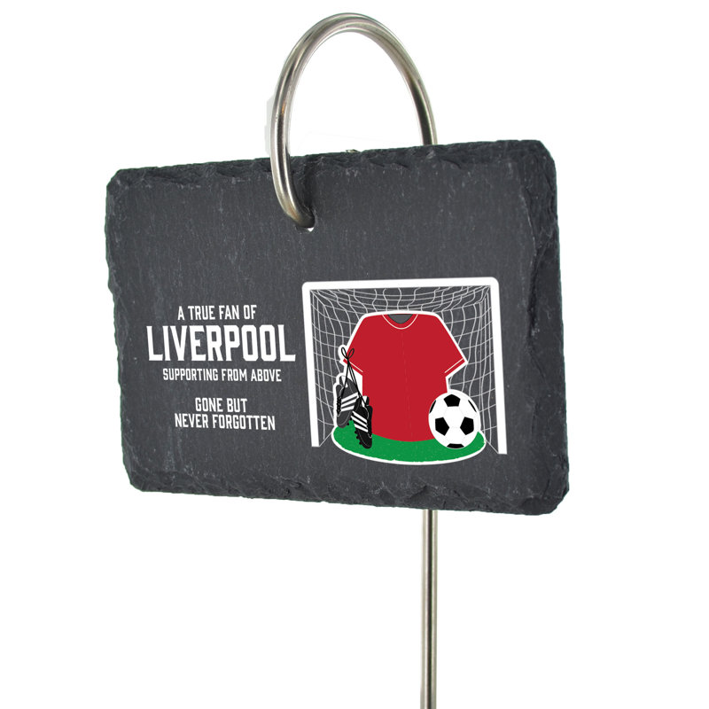 Blynda Liverpool Football Slate Grave Memorial Plaque