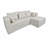 Nahomie Boneless Convertible Upholstered Sectional Sofa Bed with Wide Armrests-115323751-115323752