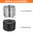 Tanvier Outdoor 16.7 in. H Stainless Steel Smokeless Stove with Base and Storage Bag