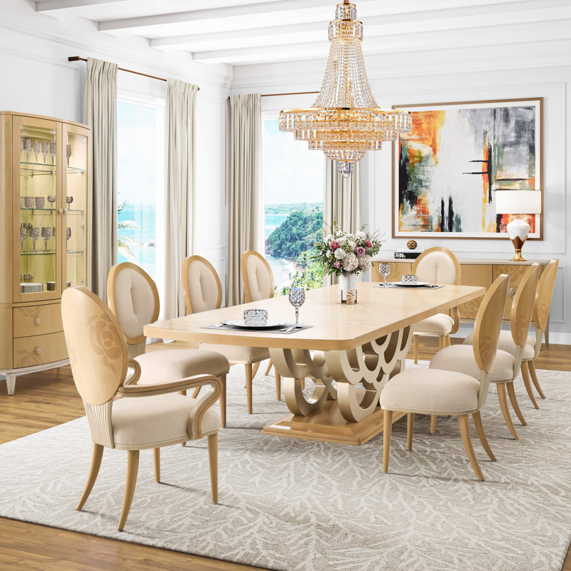Camellia Field Caramel Dining Chair