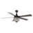 Elden 52'' Crystal Ceiling Fan with Remote Control and Light Kit