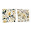 «Minimalist Neutral White Botanics» - ensemble de 2 verres muraux en acrylique-103925732