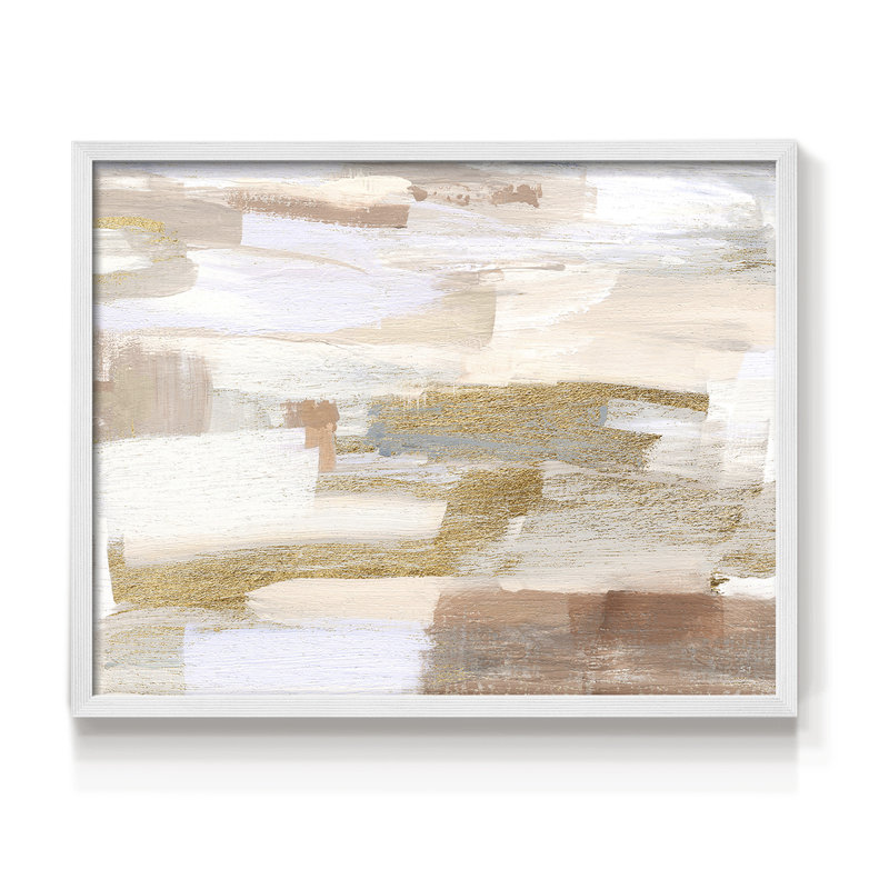 Or doré II - reproduction encadrée - réarmable, H 11 po x l 14 po, Blanc