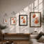 Cosmos Bloom Botanical - Framed Print-203727691-203727690