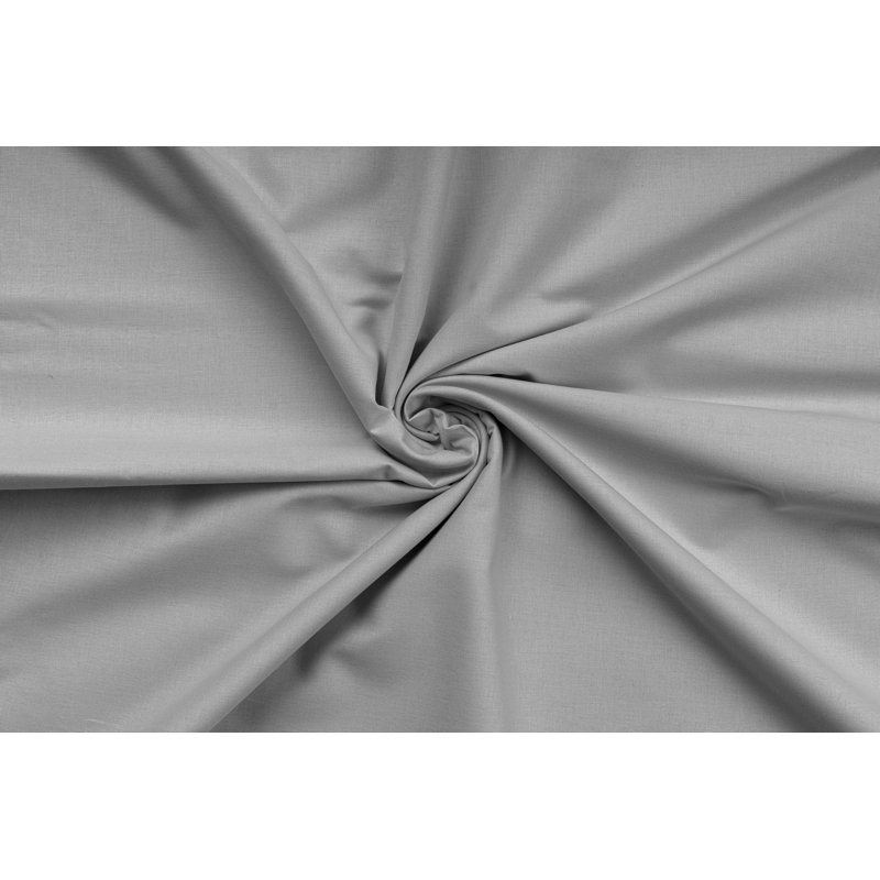 Dark Grey Quilt Cover Set, 100% Cotton Ranforce, 94.5 x 86.6 inches | 155 Thread Count, Machine Washable | Includes 2 Pillowcases (23.6 x 23.6 inches) with Envelope Closure | Soft, Durable & Elegant Bedding