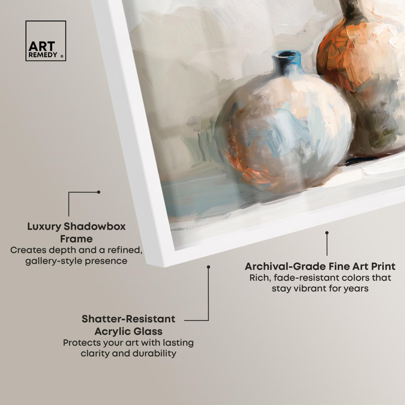 «Sandswept Urns Farmhouse Art» par Art Remedy, H 21 po x l 31 po, Blanc