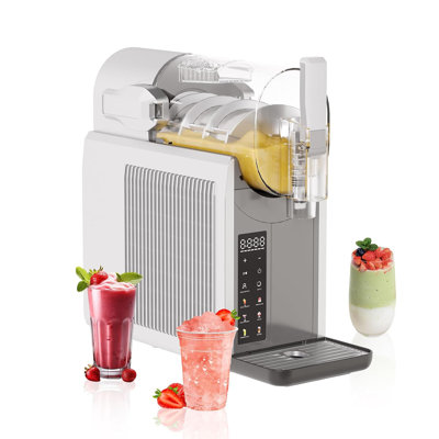 Machine à boisson glacée 68 oz pour la maison, machine à boissons glacées avec 6 préréglages, affichage à DEL, nettoyage automatique et distribution facile pour les granités, les frappes et les cocktails