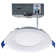 12 Watt LED Canless Low Profile Regress Baffle Downlight - 4 Inch - Remote Driver - CCT Selectable - Round Shape - White Finish - 120 Volt