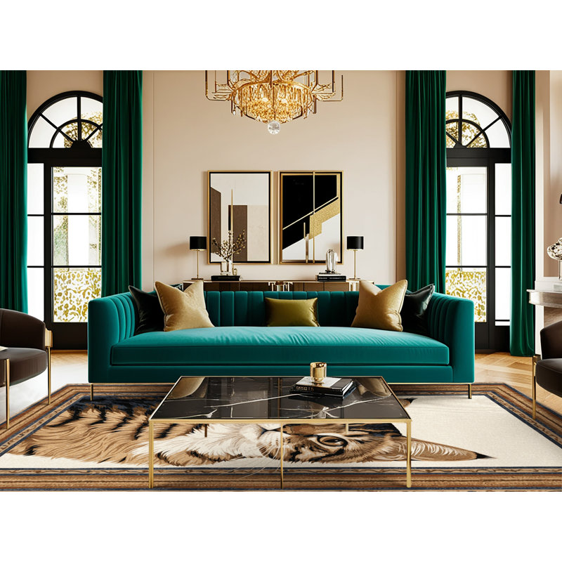  Tapis lavable American Curl Cats, Rectangle 6 pi x 9 pi