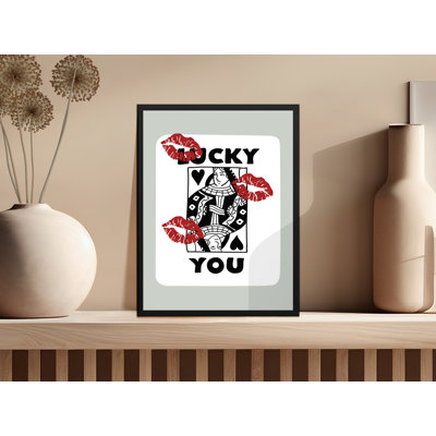 Chalres Single Picture Frame Print