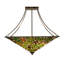 Acorn And Oak Leaf 4 - Light Semi Flush Mount