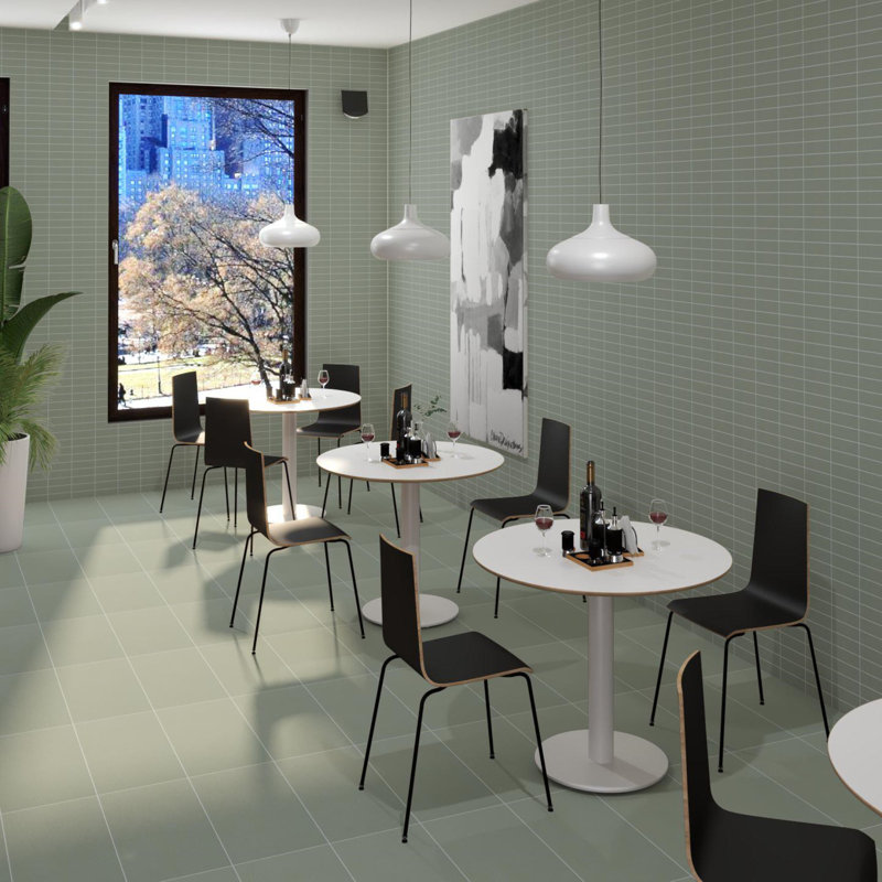 Fashion Show 2" W x 6" L Porcelain Fabric Look Subway Tile, Grass