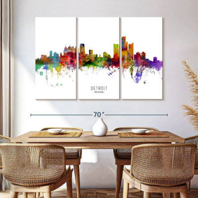 Nicci Detroit Michigan Skyline I
