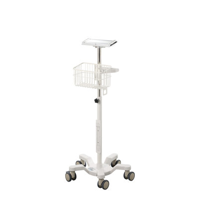 Universal Medical Mobile Cart with Compatible RVS-100 Vital Signs Mounting Plate