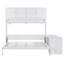 Grand lit escamotable avec bureau et grands cabinets - Conception de rangement peu encombrante