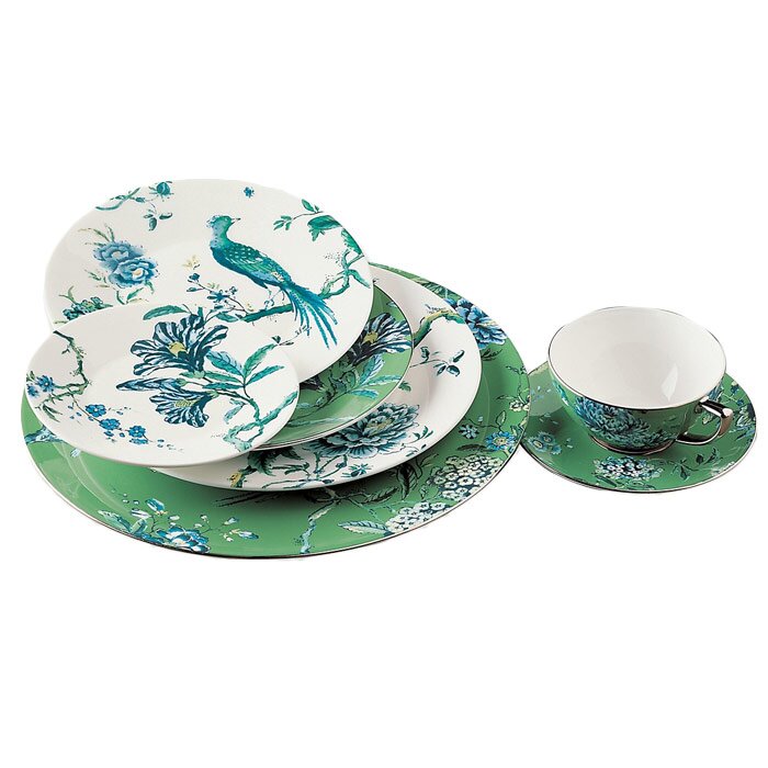 Coppia tazze tè Jasper Conran Chinoiserie verde Wedgwood - SCOPELLITI 1887