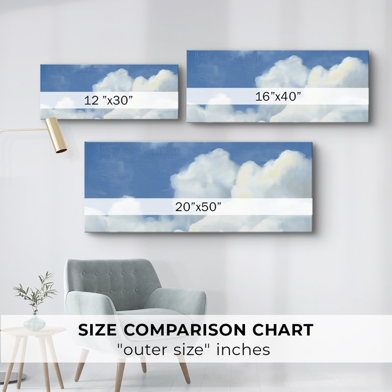 Abstract Series 10 #LII-Wide Gallery Wrapped Canvas, 12" H x 30" W