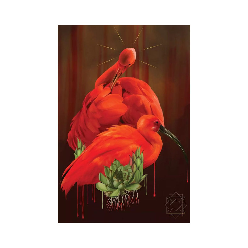 Ibis by Nettsch - Wrapped Canvas Gallery-Wrapped Canvas Giclée, 20.32 cm H x 30.48 cm W