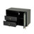 Modern Makeup Vanity Desk With Mirror And Lights, Retractable Dressing Table With Drawers And Cabinet, Compact Makeup Table Set With Power Outlet For Bedroom, White-1646672204