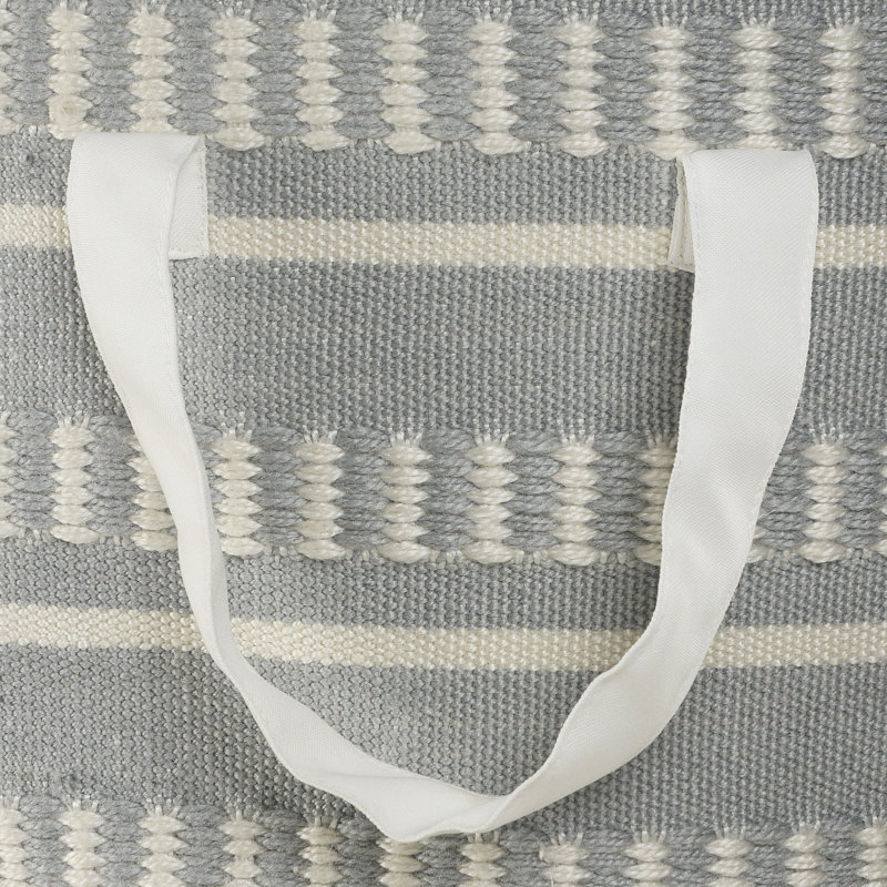 Panier à panier Andes, Bleu poudre / Blanc