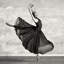 Ballerina Dancing - Wrapped Canvas Print-1913604849