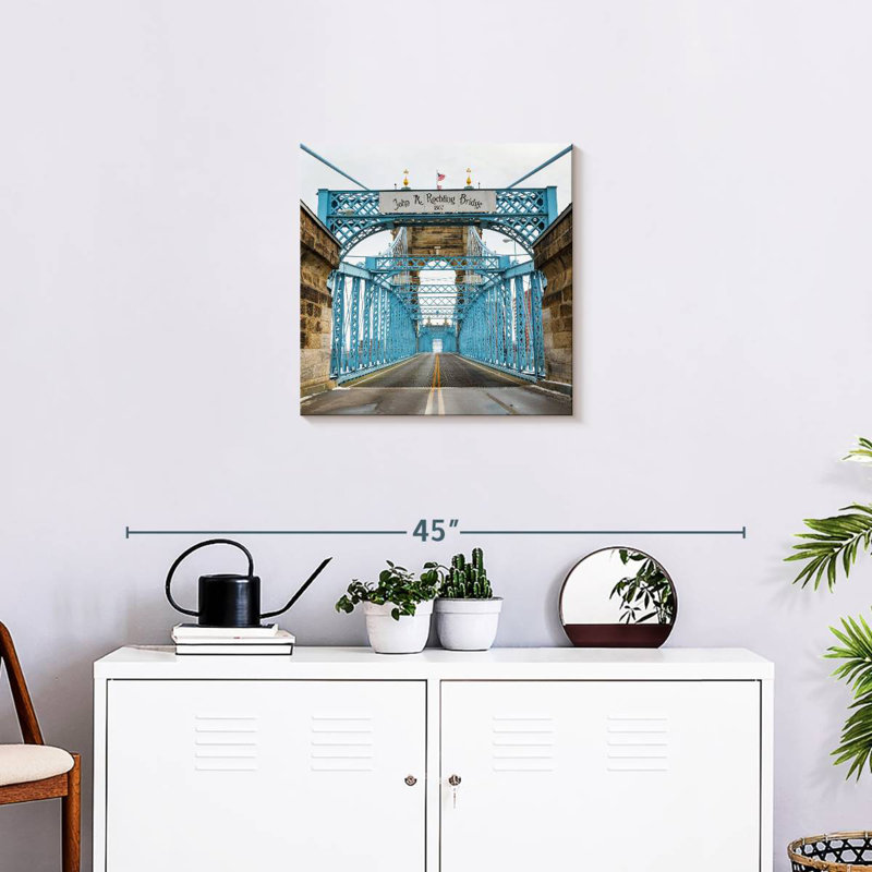Pont suspendu Lilie John Roebler, H 20 po x l 20 po