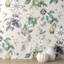 Sierra Floral Black Wallpaper-129519559