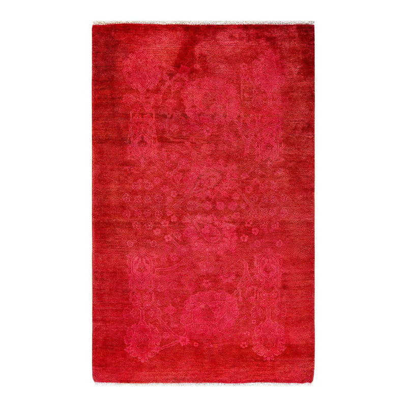 Fine Vibrance One-of-a-Kind 3' 3" X 5' 0" Hand Knotted Area Rug