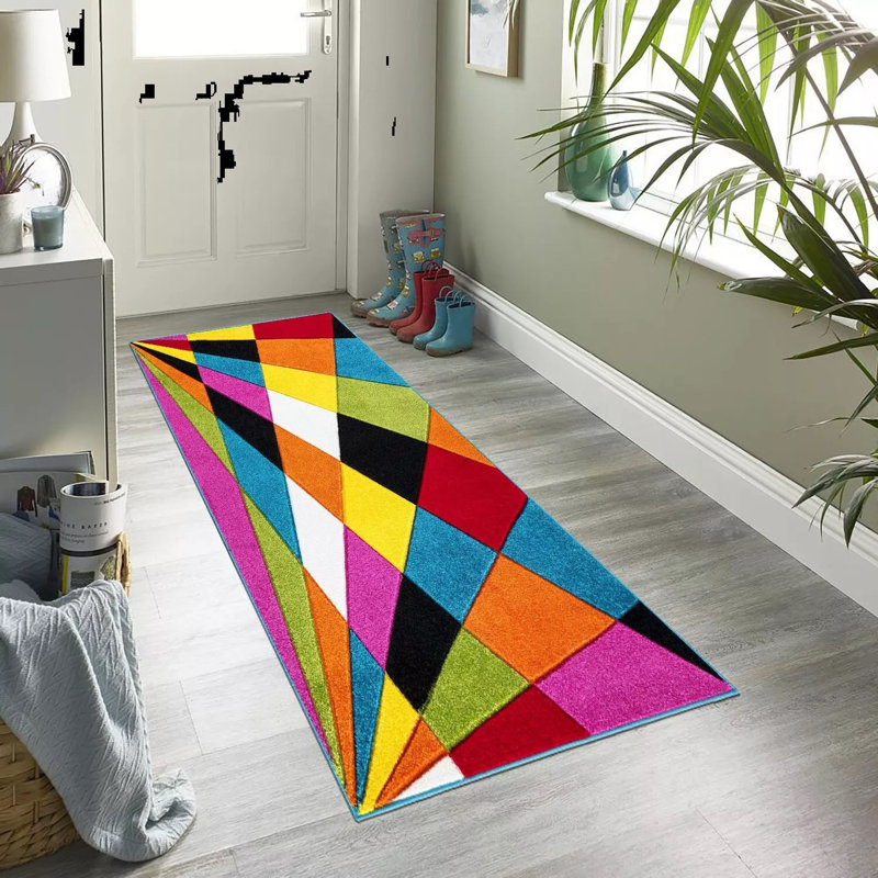Lorane Abstract Hand Tufted Area Rug, Rectangle 80 x 150cm
