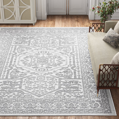 Tapis gris Teisuke