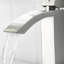 Robinet de lavabo de salle de bain en nickel brossé - Valve à cartouche avec finition noir mat moderne en alliage d'aluminium et