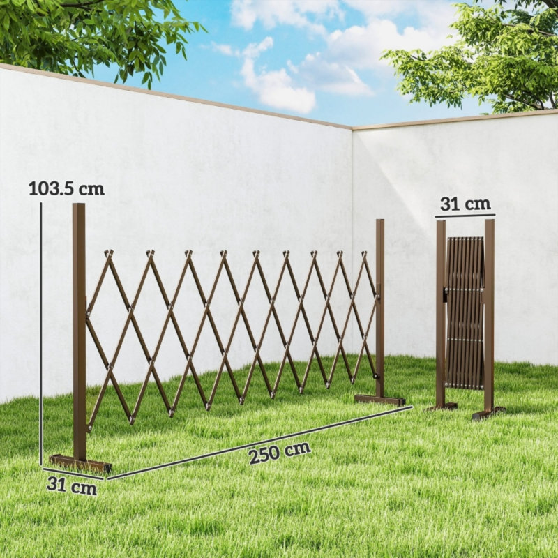 103.52 cm H x 250.01 cm W Aluminium Fence Panels Fencing with 1 Panel(s) Included