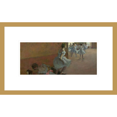 «Dancers Ascendant a Staircase» par Edgar Degas, impression giclée encadrée