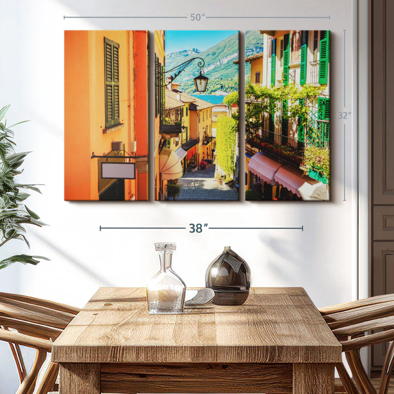 «Bellagio Village» sur, H 32 po x l 50 po