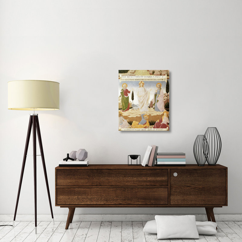 " Transfiguration " by Fra Angelico, 30" H x 25" W x 2" D