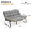 Lelsie 53.15" Wide Patio Loveseat-1536142025