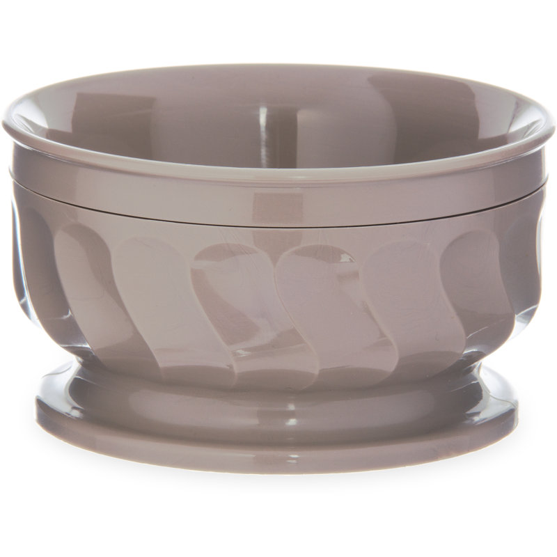 Carlisle Food Service Products Plastic Fruit Bowl, Brown