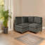 Ensemble modulaire - 3 pièces en gris