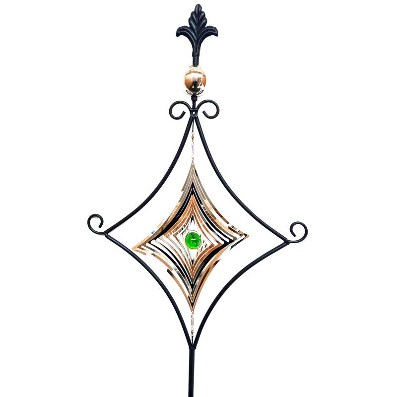 Abira Metal Abstract Garden Stake