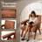 25.4" Wide Accent Chair Upholstered Armchair With Solid Wood Frame