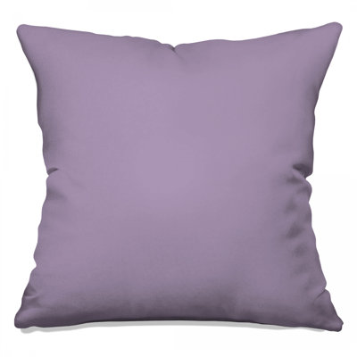 Purple Solid Colour Double Sided Throw Pillows
