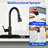 Pull Down Single Handle Kitchen Faucet with Accessories-115161803
