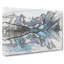 Morraine Lake In Banff Canada In Abstract - Wrapped Canvas Print-55311545