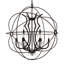 Margo 9 - Light Walnut Sphere Pendant