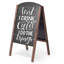Double-Sided A Frame Chalkboard Sign