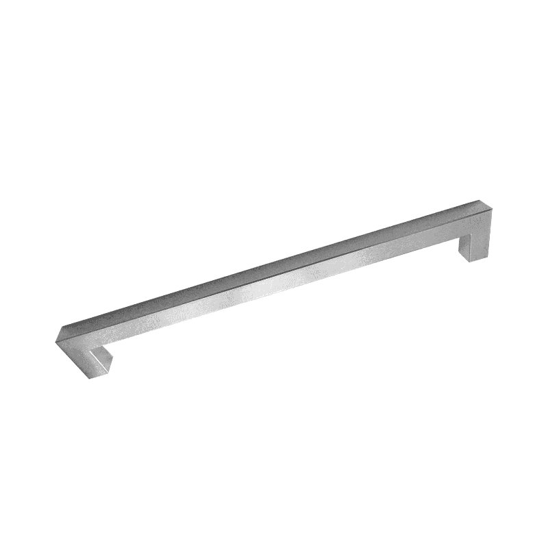 Poignée de porte / poignée d'électroménager - Barre carrée en acier inoxydable 24 "C / C , Noir, noir, noir, noir
