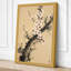 Moonlit Blossoms Japandi - Wrapped Canvas-602835112-602835126