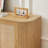 TV stand with rattan doors