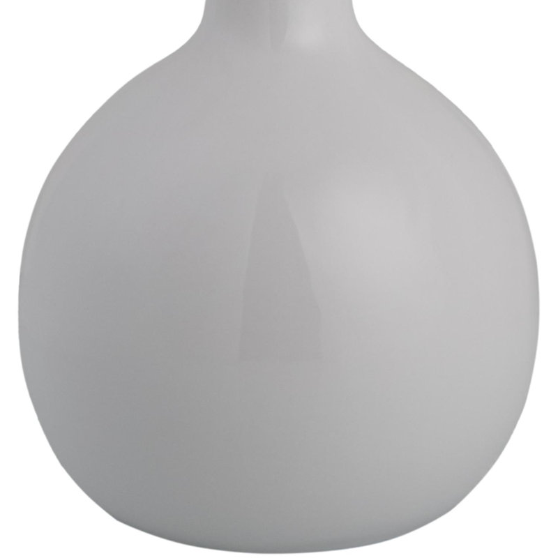 Lampe de table Maura, Tanné, Blanc, H 15 po x l 9 po x P 9 po