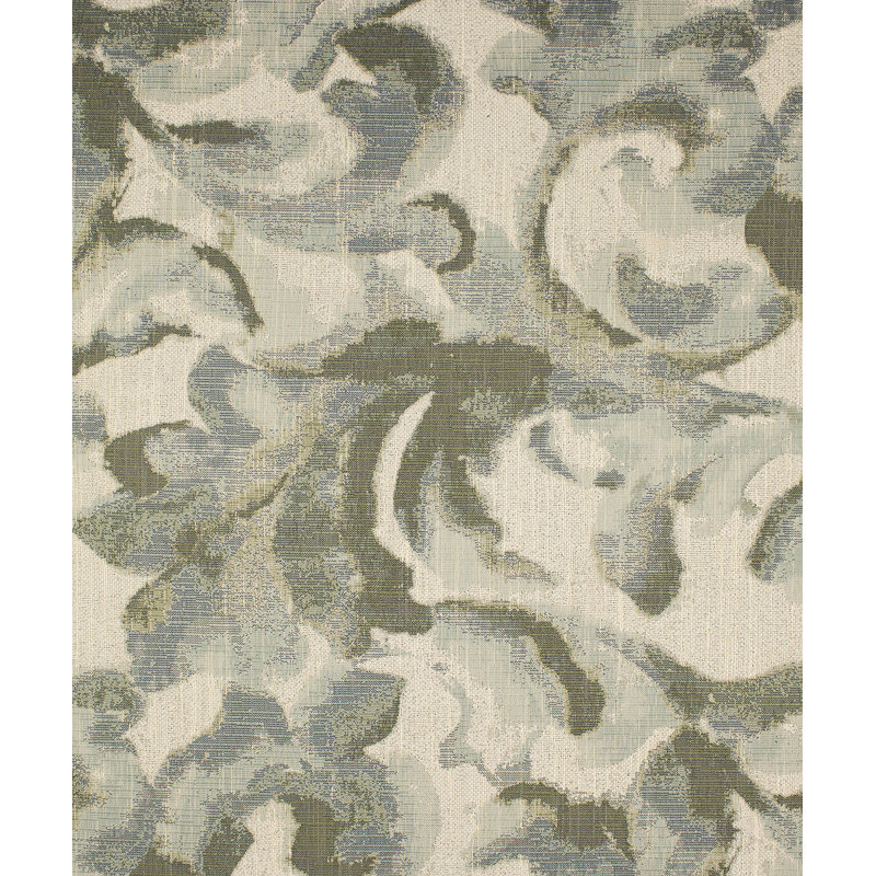 Boomkin Windward Floral Fabric, Windward Chambray